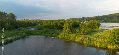 View of the river wisla in Grudziadzu