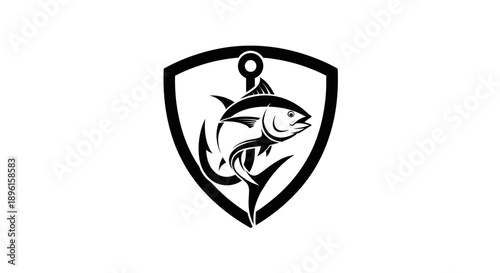 Tuna Fish and Anchor Emblem