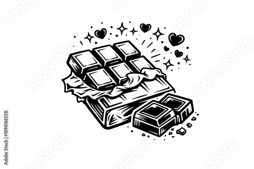 Chocolate Bar Illustration
