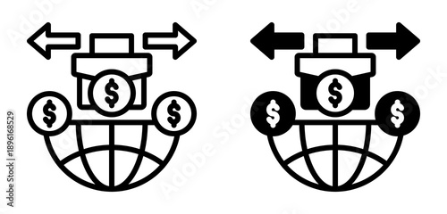 Business Trade Icon  Collection line & Mixed Style icon 