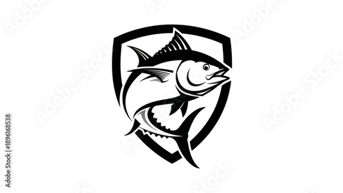 Tuna fish emblem