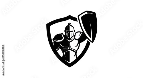 Knight with Shield Emblem