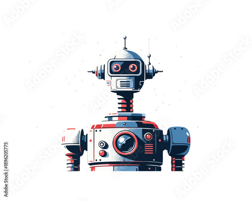 vintage retro robot
