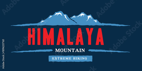 Himalaya Mountain Extreme Hiking Badge