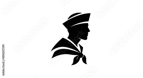 Sailor Silhouette Logo