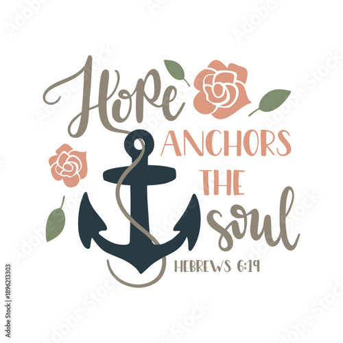 Hope Anchors The Soul Nautical