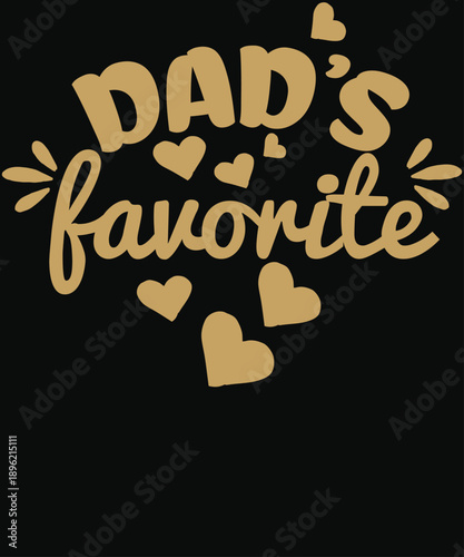 Daddy Super Hero Mask Typography