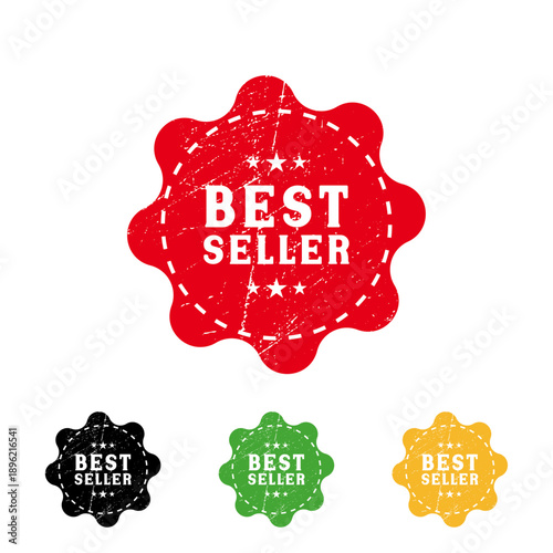 Best Seller Badge Vector Top Selling Product Label