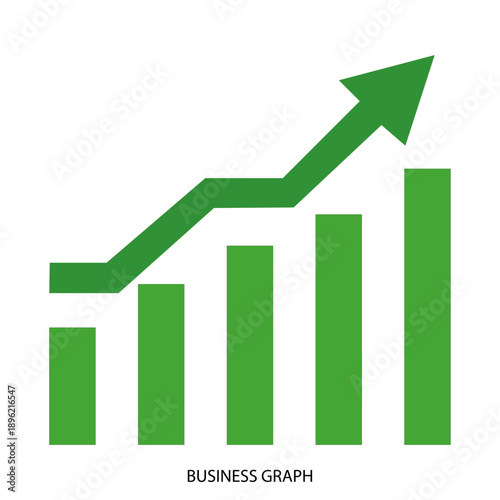 Free Download business graph with arrow - GFXLoad