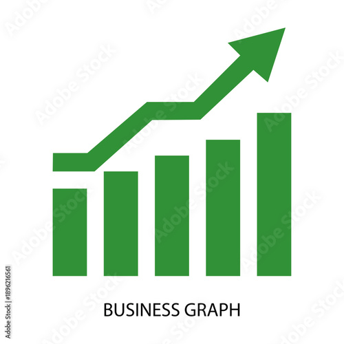Free Download business graph with arrow - GFXLoad