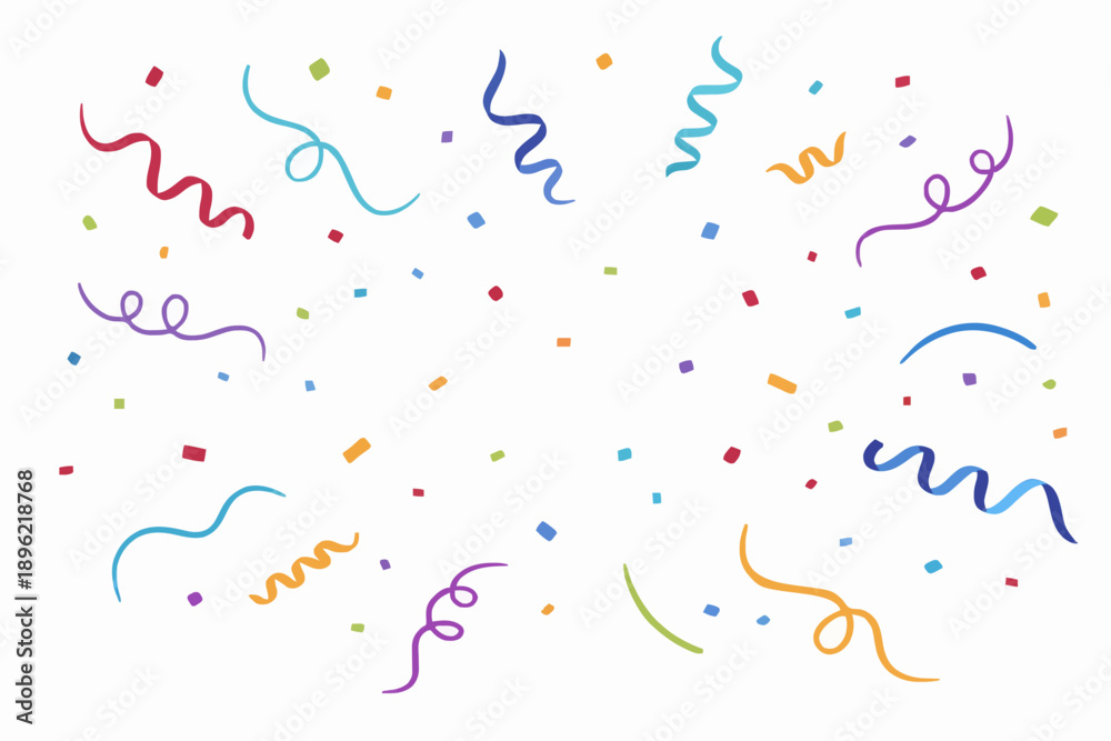 Fototapeta premium Colorful Confetti Background