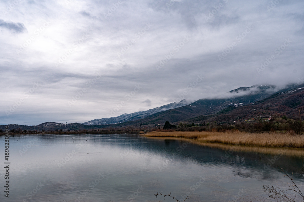 Fototapeta premium lake in the mountains