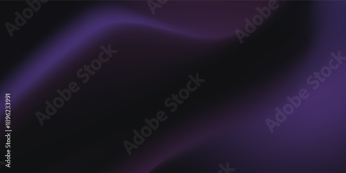 Dark purple pink waves light blurred , Noise intensive Holographic blend blurred smooth transitions tone empty presentation design , futuristic minimal modern luxury art concept illustration