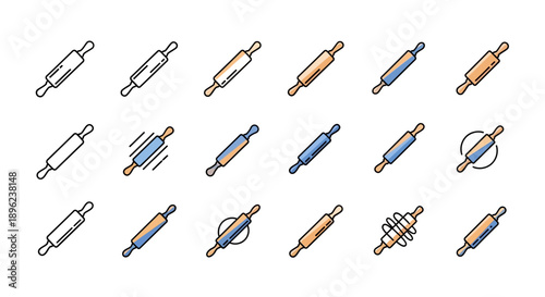 Collection of Various Spark Plugs Illustrated.