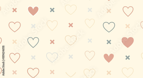 Collection of Heart Shapes and Symbols.