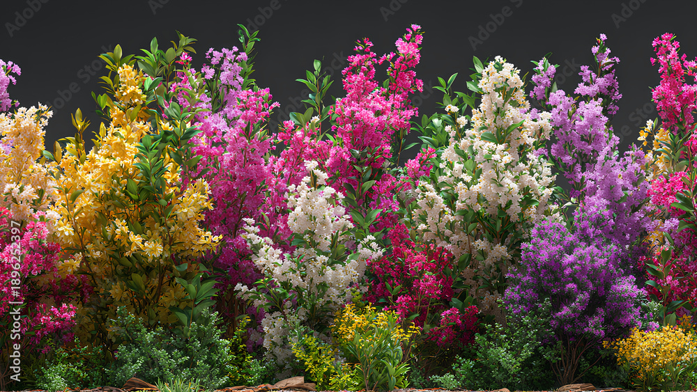 Fototapeta premium Colorful Flower Garden