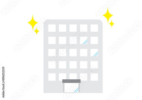 白くて綺麗な建物イメージ