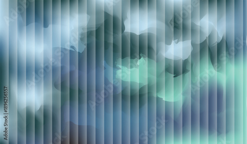 Neon ripple glass gradient. Glass ripple texture with dark gradient background.  Vector illustration. 