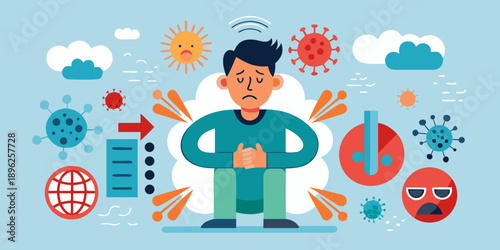 Stress impacts the immune system, leading to frequent sickness and emotional turmoil
