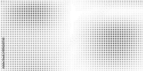 Grunge black dot halftone white gradient