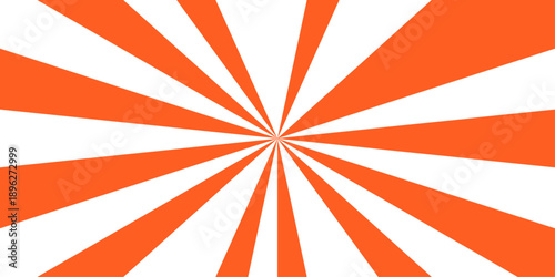 Abstract background with rays retro starburst. white and red vintage illustration vector sunshine texture. Yellow and white sunbeam. Wallpaper with orange sun burst.