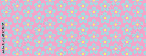 Decorative seamless floral pattern vector with abstract elegance, modern repeat pattern for fabric textile, wallpaper background, and refined surface design