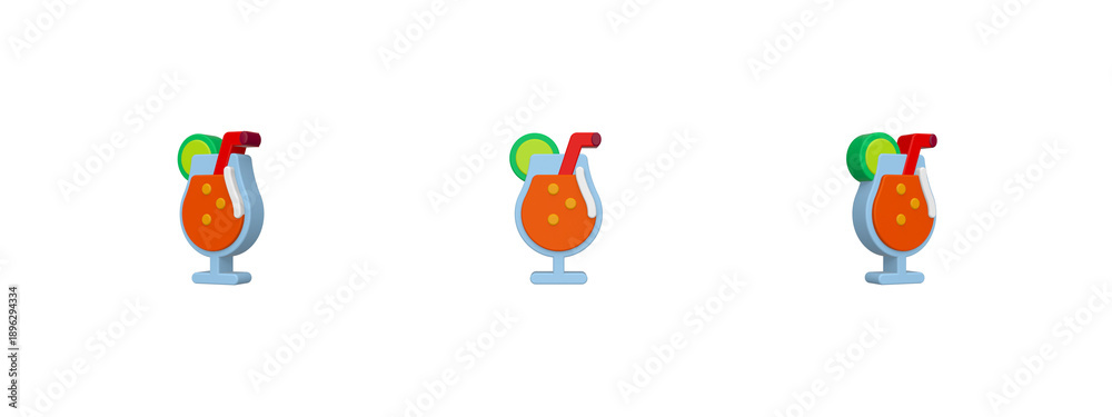 Fototapeta premium tropical drink