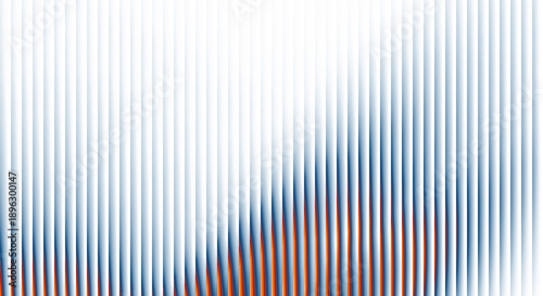 фотографія Abstract digital background featuring vertical blue and orange gradient lines in