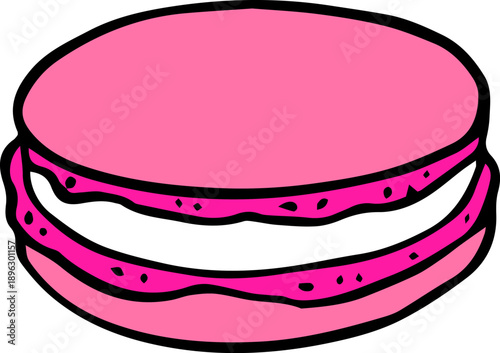 Colorful Macaron Illustration Vector