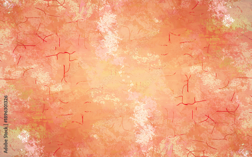 Obraz premium Warm abstract orange and peach painted texture with soft grain and artistic details. Ideal background for creative and modern design projects.