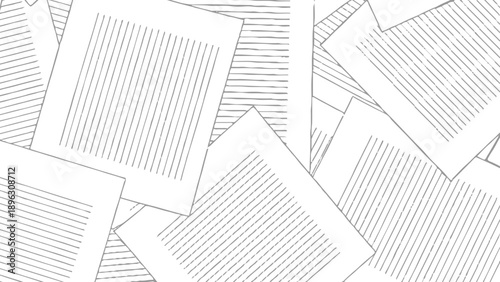 Black and White Grid, Stripes, and Paper Fragments for Design, Tech, and Editorial striped patterns, and torn paper textures.