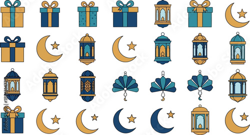 White charity donation box with heart illustration on transparent background for Ramadan giving