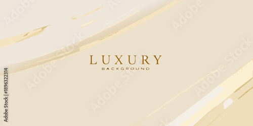 Elegant beige and gold marble texture with the word luxury displayed prominently