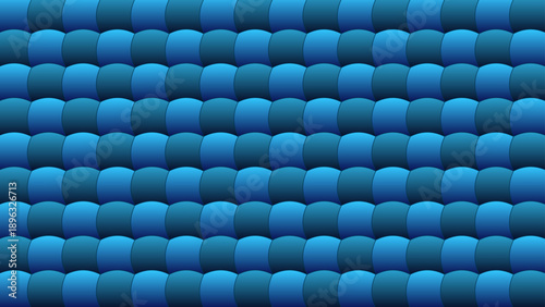 Blue Woven pattern. Geometric texture of textiles with interlaced lines.