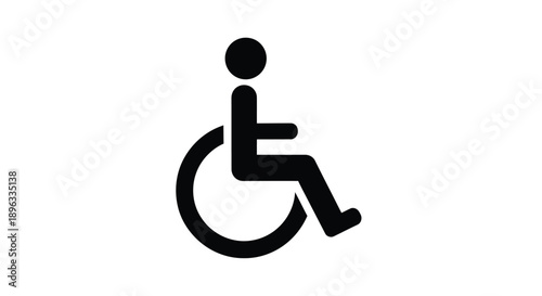 International symbol of accessibility depicting a person in a wheelchair
