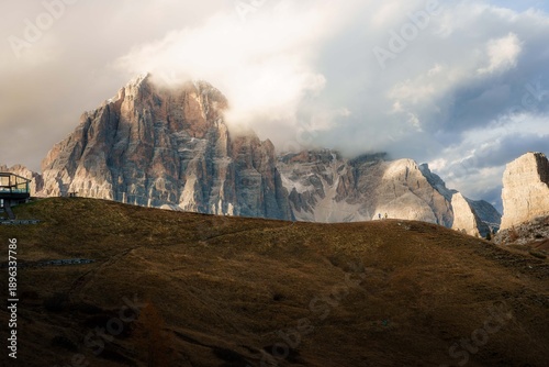 sunrise in the mountains