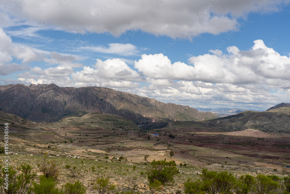 Fototapeta premium mountain landscape with blue sky