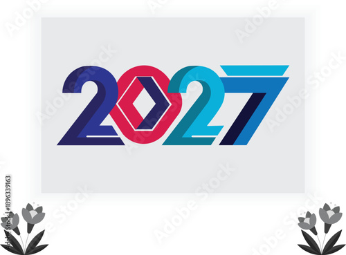 2027 abstract design template 