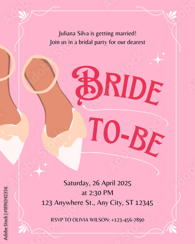 Bride to Be Invitations - Bridal Shower Invites & Bachelorette Party Cards ,Beautiful bride-to-be invitations for bridal showers, bachelorette parties, and pre-wedding celebrations. Elegant designs 