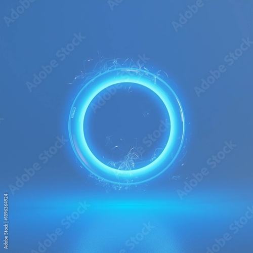 abstract blue background with circles