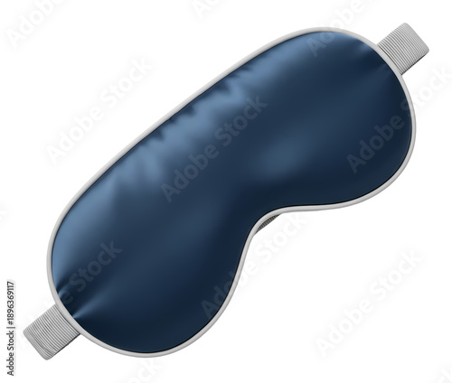 紺色の快適な睡眠用アイマスクの静止画像