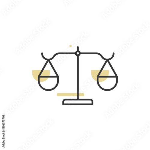 law vector icon. flat sign for mobile concept and web design. Symbol, logo illustration. Vector graphics