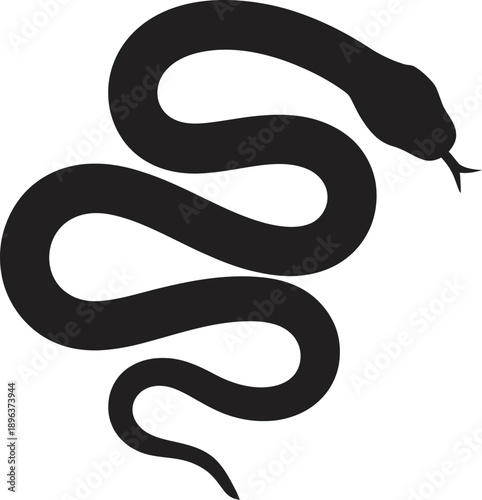 snake icon simple design