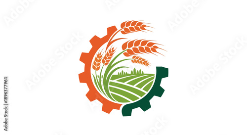 Agricultural Technology and Industry Symbol.