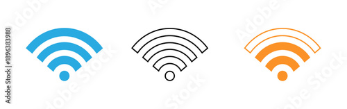 Wi fi signal icon variations