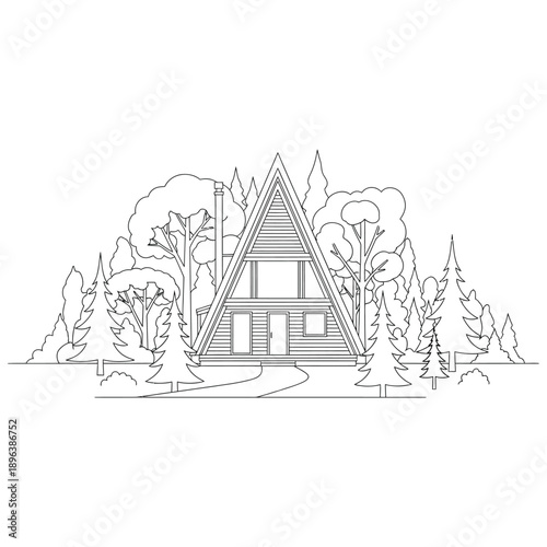 Vector file icon on white background