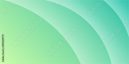 abstract background of realistic green curved gradient shading. vector design concept. Decorative web layout or poster,