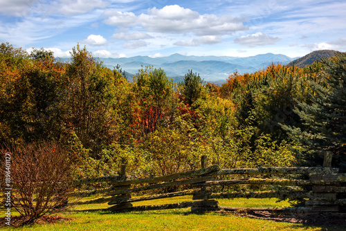 Fall Colors and The Blue Ridge Mountains in Western North Carolina