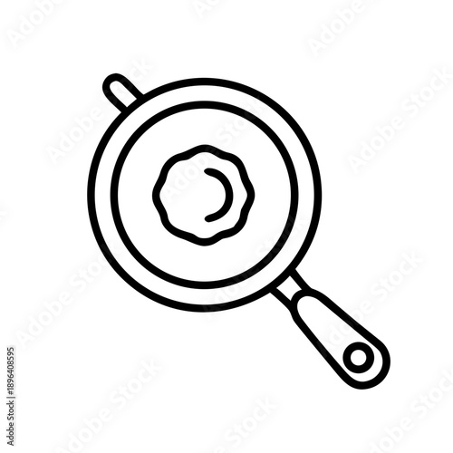 Metal kitchen sieve with food inside on white background  