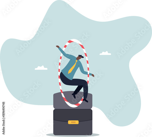 Overcoming obstacles to achieve profit and success.